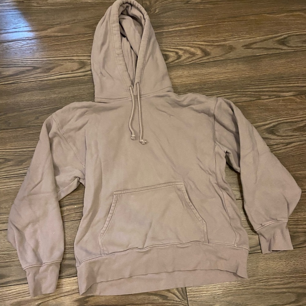 Aritzia TNA boyfriend hoodie dusk purple